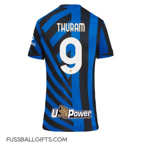 Inter Milan Marcus Thuram #9 Fußballbekleidung Heimtrikot Damen 2024-25 Kurzarm